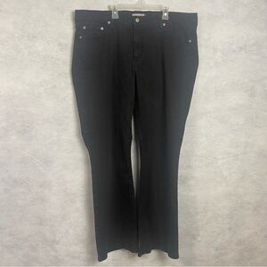 Levis 512 Jeans Womens 24W Medium Perfectly Shaping Boot Cut High Rise Black